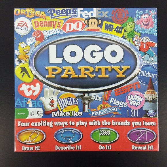 Spin Master Other - LOGO PARTY GAME SPIN MASTER FAMILY AGE 8+ Draw It